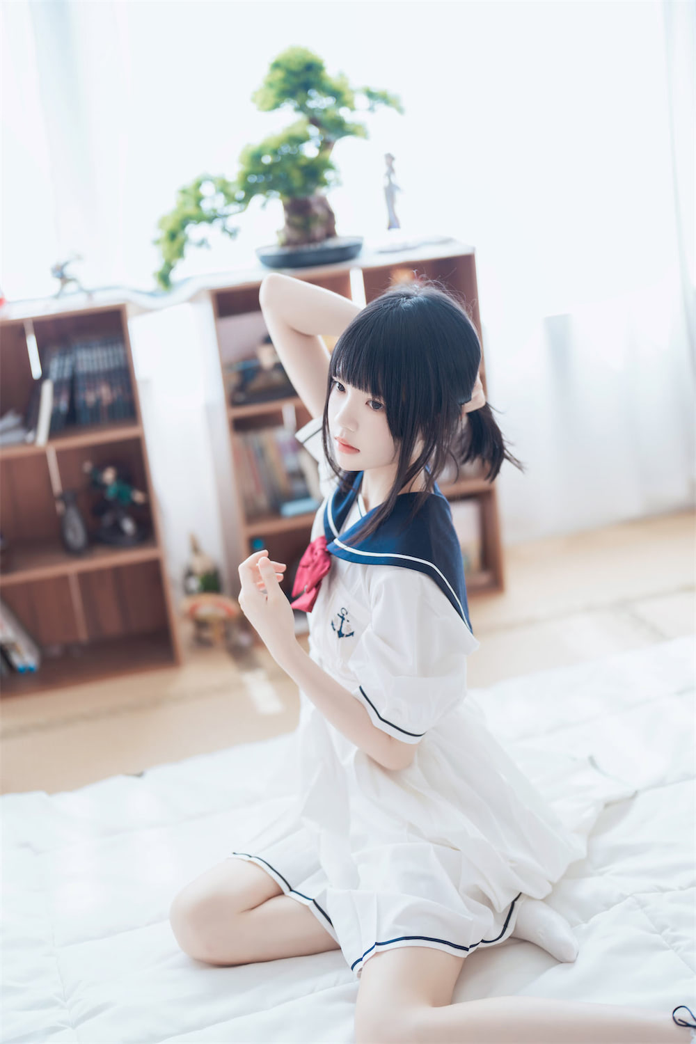 桜桃喵盛夏制服39图插图1