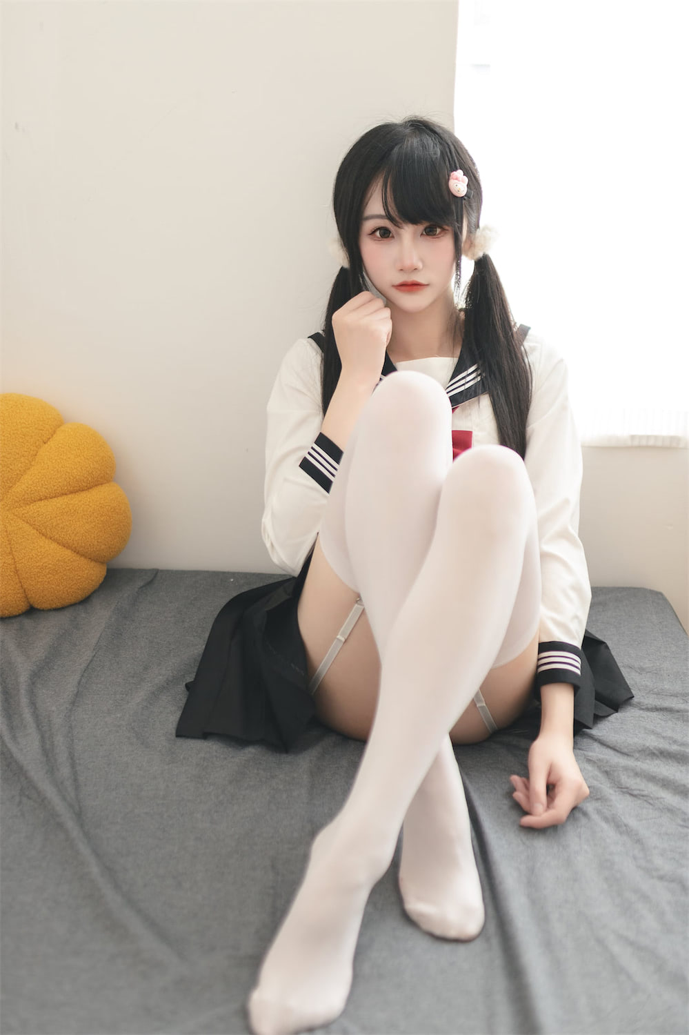 嗷呜酱水手服48图插图1