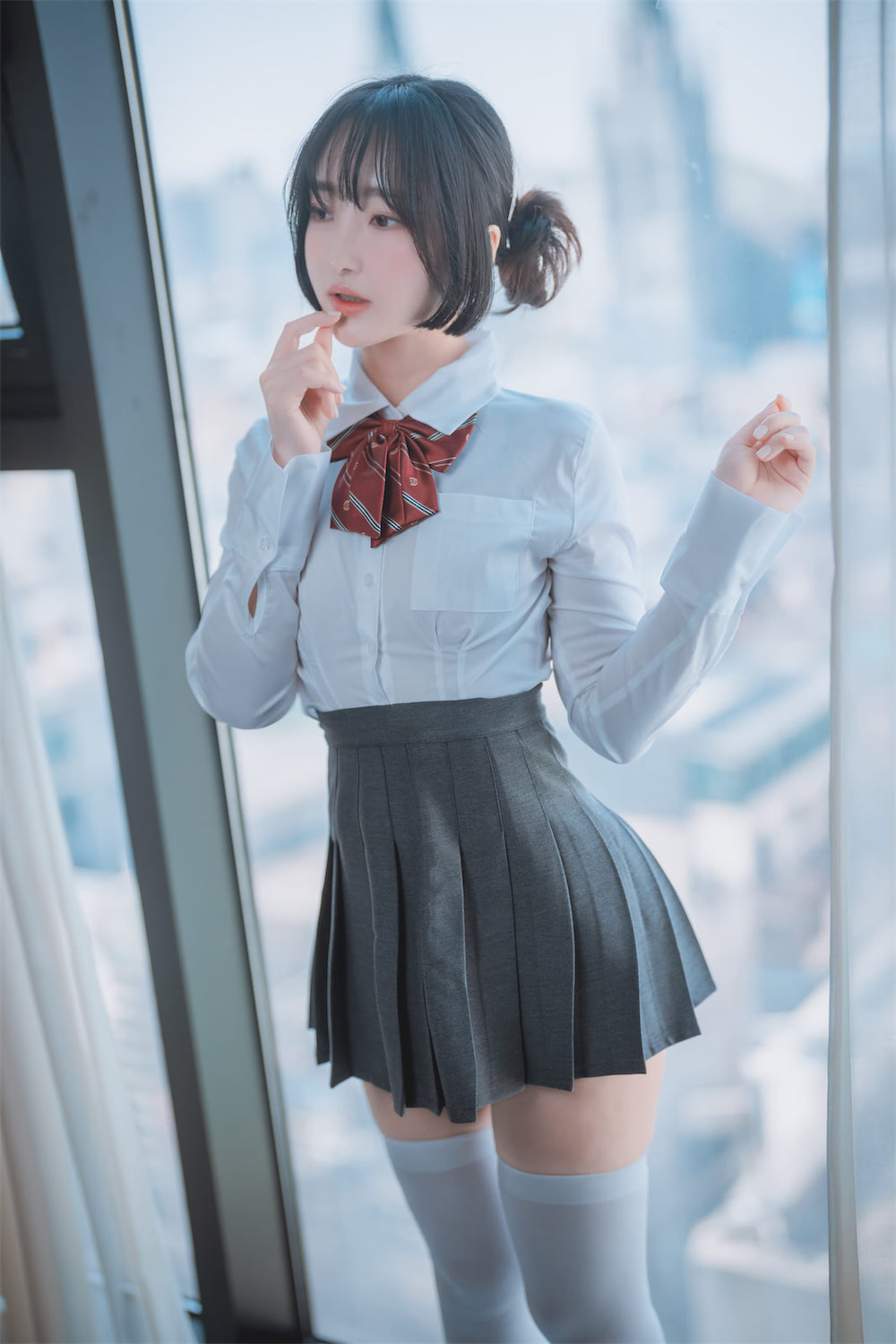 Hanari하나리纯白JK制服112图插图1