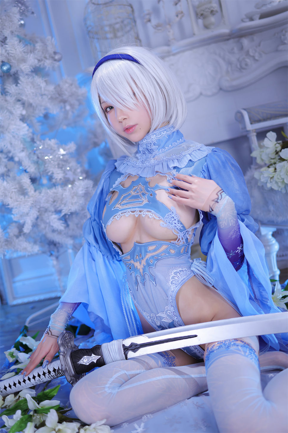 水淼Aqua浅蓝冰雪2b110图插图