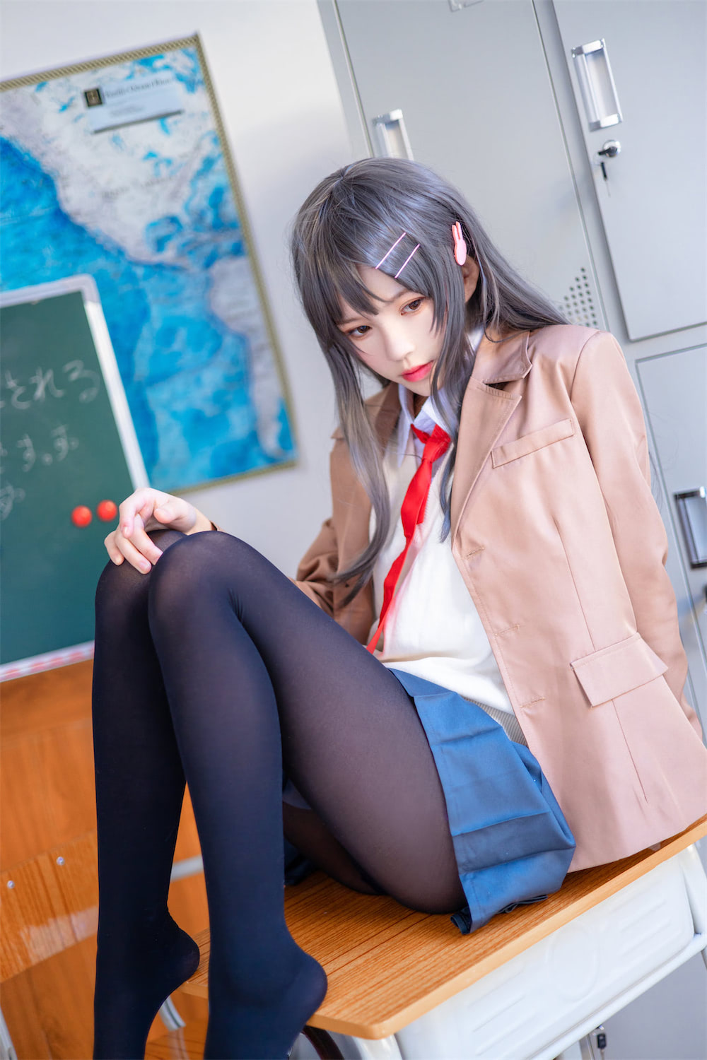 桜桃喵麻衣学姐jk制服52图插图